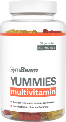 GymBeam Yummies Multivitamin medvídci 60 ks