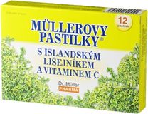 Dr.Muller Müllerovy pastilky s islandským lišejníkem 12 pastilek