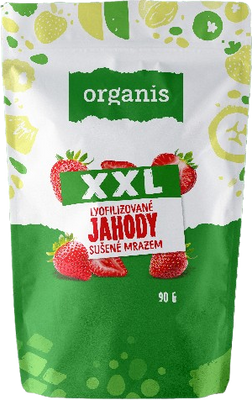 Allnature Organis Jahoda sušené mrazem XXL 90 g