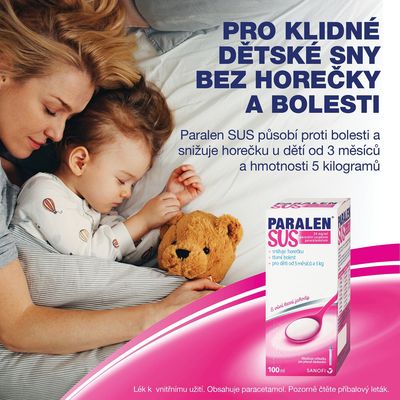 Paralen SUS 24mg/ml perorální suspenze 100 ml