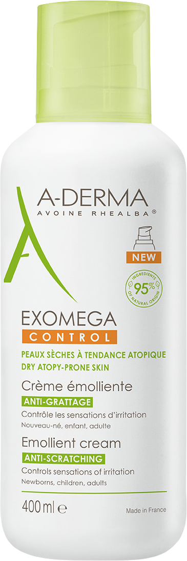 A-Derma Exomega Control Emolienční krém pro suchou kůži se sklonem k atopii 400 ml