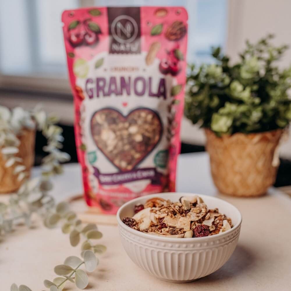 Natu Granola Višeň a karob 350 g