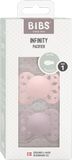 BIBS Infinity anatomické dudlíky ze silikonu, velikost 1, Blossom / Dusky Lilac 2 ks