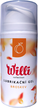 Willi Lubrikační gel broskev 100 ml