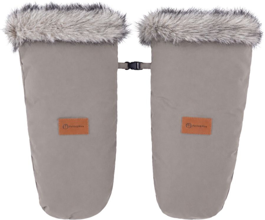 Petite&Mars Set zimní fusak Arctic 4v1 + rukavice na kočárek Fjora Mocha Mousse