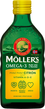 Möllers Omega 3 Citrón 250 ml