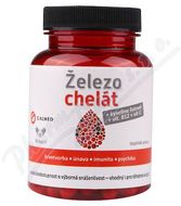 Galmed Železeo chelát + Vitamín B9, B12, C 60 kapslí