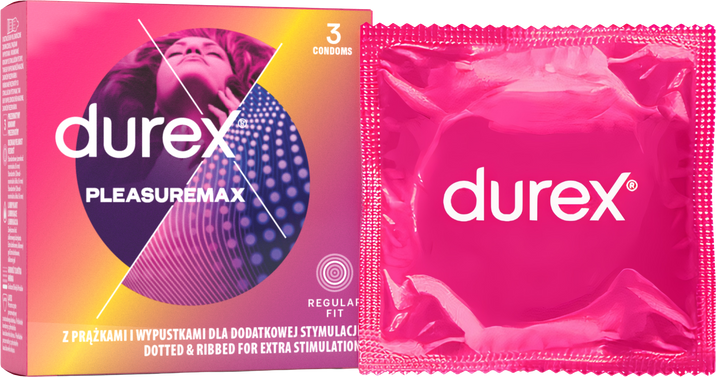 Durex Pleasuremax Kondomy 3 ks
