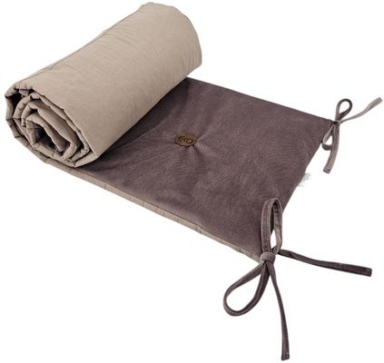 Eko Mantinel do postýlky bavlněný Velvet Dark Pink 360 cm