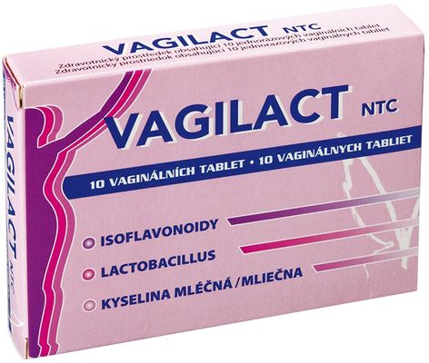 Vagilact NTC vaginálních tablety 10 ks