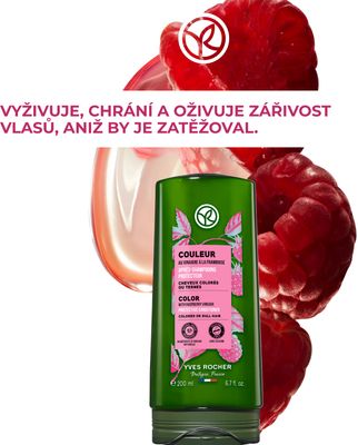 Yves Rocher Kondicionér na barvené vlasy s malinovým octem 200 ml