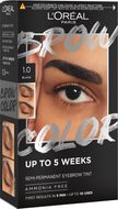 L'Oréal Paris Brow Color 1.0 Black semi-permanentní barva na obočí