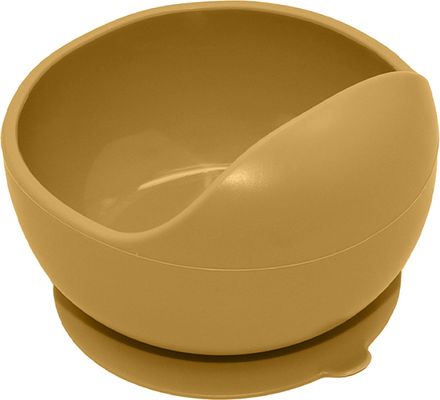 Petite&Mars Set jídelní silikonový TAKE&MATCH talíř + miska Intense Ochre 6m+ 2 ks