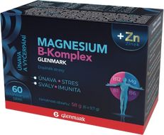 Magnesium B-Komplex Glenmark + Zinek 60 tablet