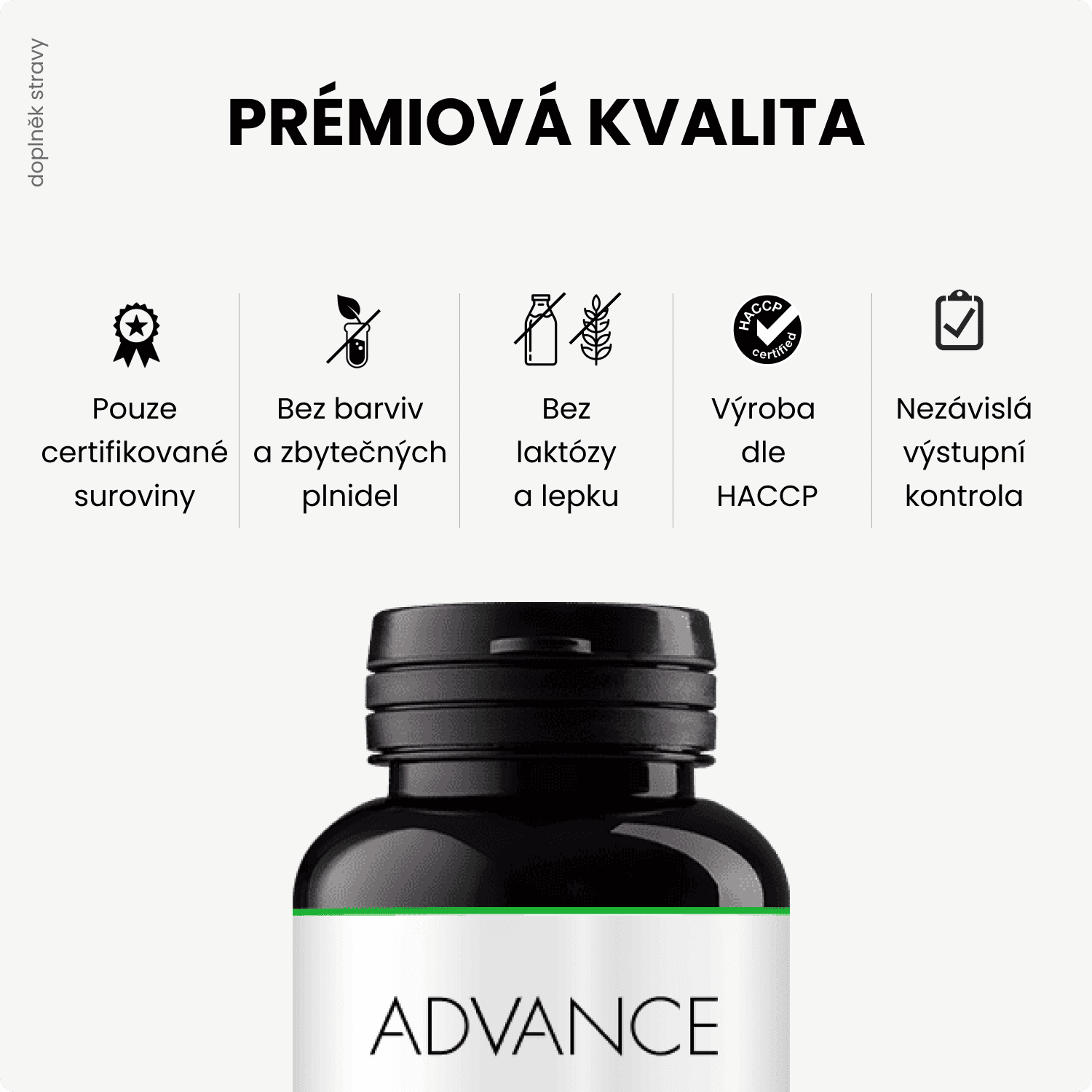ADVANCE Moringa - extrakt 10:1, 180 tablet