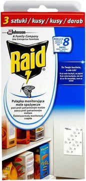 Raid proti potravinovým molům 3 ks