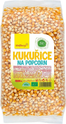 Wolfberry Kukuřice na popcorn BIO 1000 g