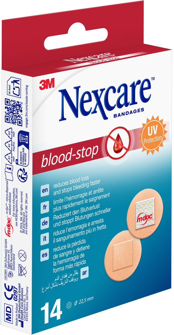 3M Nexcare Blood-Stop kolečka 14 x 22 mm