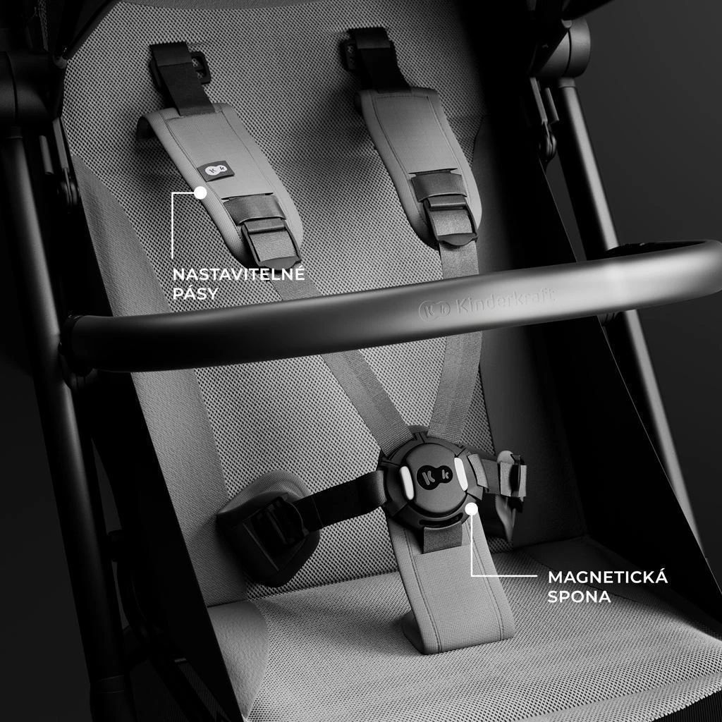 Kinderkraft Select Kočárek sportovní Pilot 2 Grey 1 ks