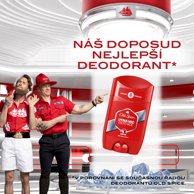 Old Spice Premium Dynamic Defense pro pocit sucha, tuhý deodorant pro muže 65 ml