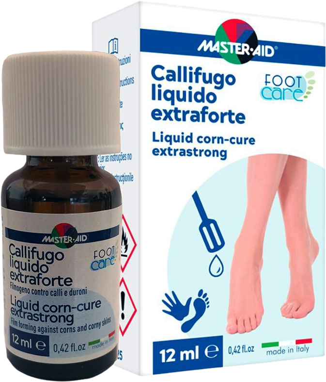 Mastr Aid Foot Care Roztok k odstranění kuřích ok Extrastrong 12 ml