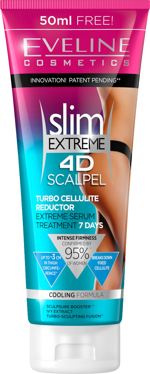 Eveline Slim Extreme 4D Scalpel - Turbo cellulite reductor serum 250 ml