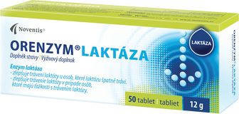 Noventis Orenzym Laktaza 50 tablet