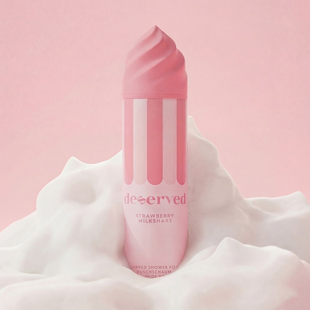 Deserved Whipped Foam Strawberry Milkshake 250 ml