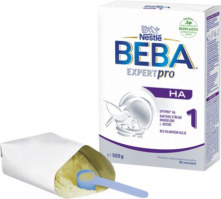 Nestlé Beba Expertpro HA 1, kojenecká výživa, od narození, 550 g
