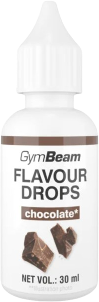 GymBeam Flavor drops čokoláda 30 ml