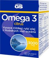 GS Omega 3 citrus 90 ks