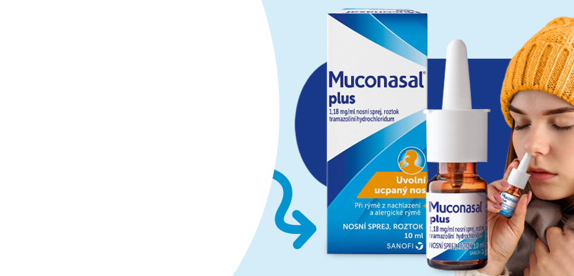 Muconasal Plus nosní sprej 10 ml