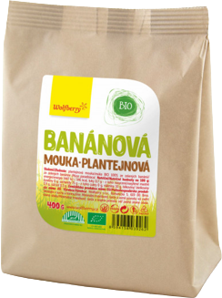 Wolfberry Banánová plantejnová mouka BIO 400 g