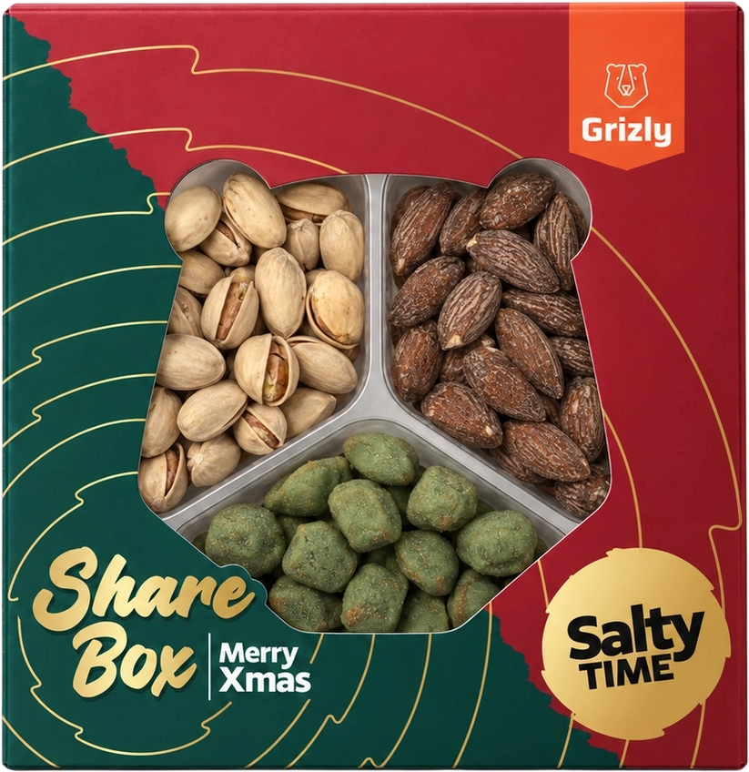 Grizly Merry Xmas Share Box Salty Time 200 g