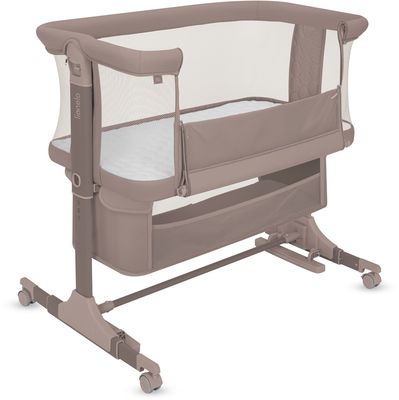 Lionelo Postýlka k rodičovské posteli 3v1 Jodie Beige Taupe 1 ks