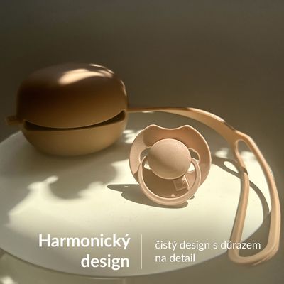 LOVI Dudlík silikonový dynamický PRIME 6-18m Nude/Blush 2 ks