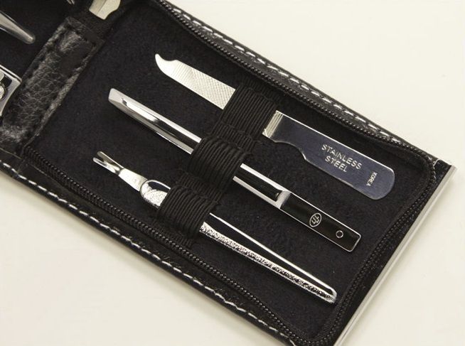 Three Seven Corporation Manikurní set DESIGN black