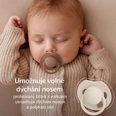 LOVI Dudlík silikonový dynamický PRIME 18m+ Pistachio/Green 2 ks