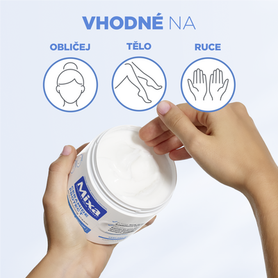 Mixa posilující tělová péče pro velmi suchou pokožku, 400 ml