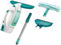 Leifheit Vysavač na okna Window Cleaner s mopem a 43 cm tyčí + Sací hubice 17 cm černá