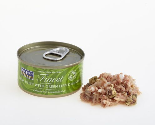 Fish4Cats Konzerva pro kočky Finest tuňák s mušlemi 70 g