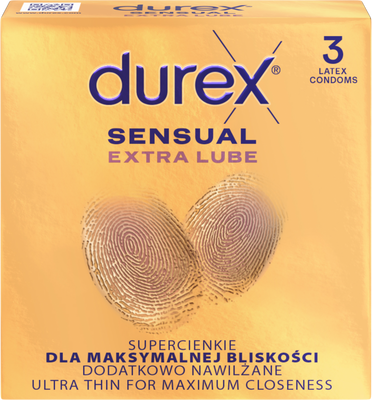 Durex Sensual Extra Lube 3 ks
