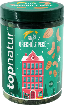 Topnatur Vánoční směs ořechů z pece 400 g