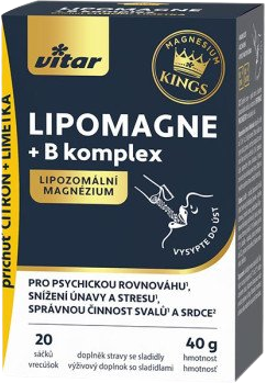 Vitar Lipomagne + B komplex 20 x 2 g