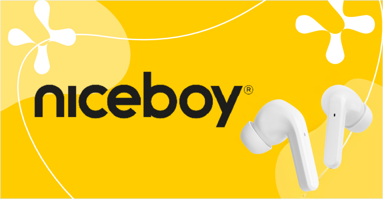 Bezdrôtové slúchadlá Niceboy HIVE Pins ANC 3 White