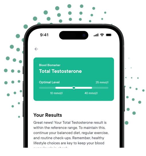 Macromo, mužské zdraví, krevní testy