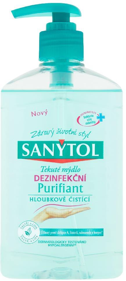 Sanytol Tekuté mýdlo dezinfekční Purifiant 250 ml