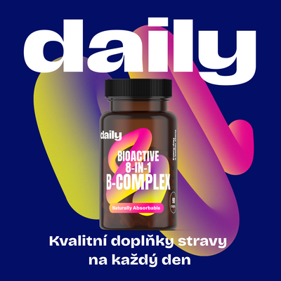 Daily Bioactive 8-in-1 B Complex 90 kapslí