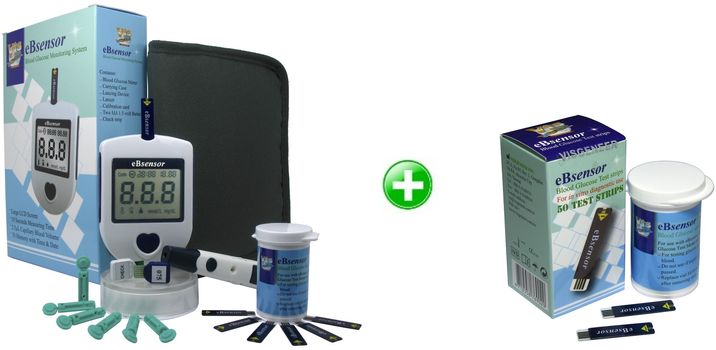eBsensor eBsenzor Set glukometr + 50 proužků