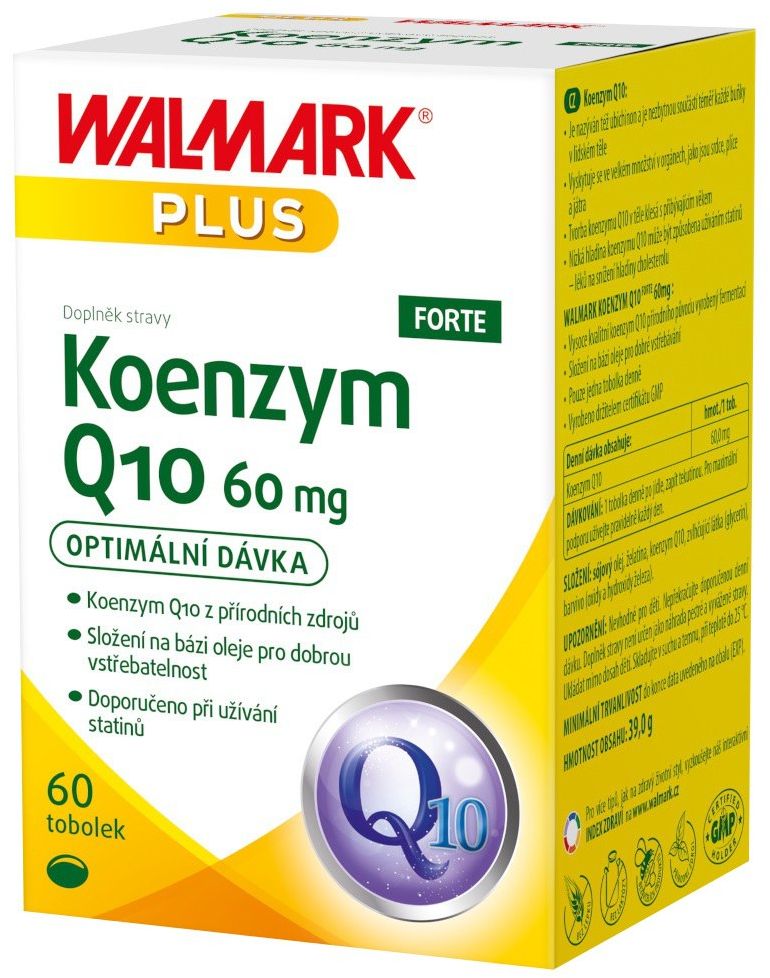 Walmark Koenzym Q10 FORTE 60 mg 60 tobolek